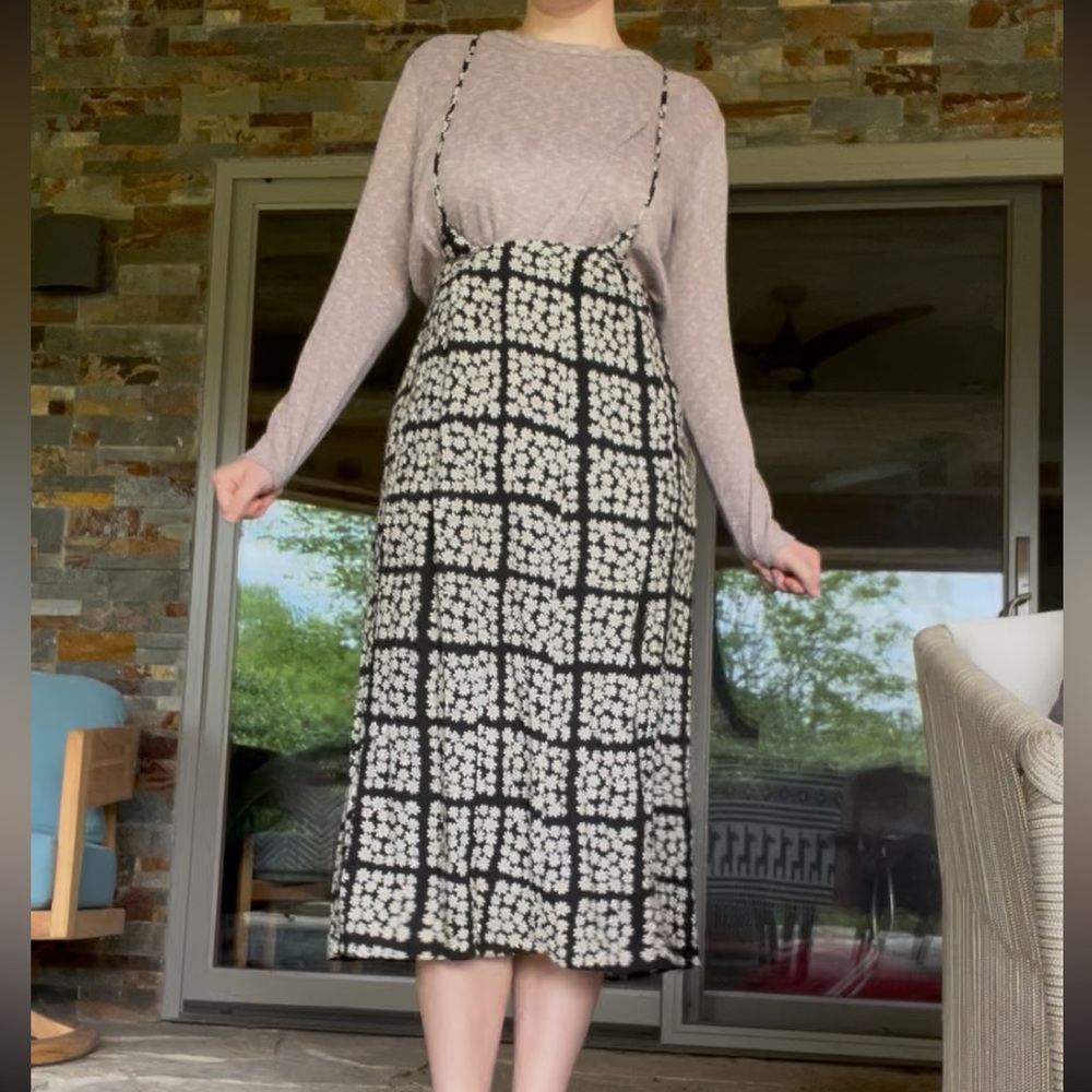 ASOS skirt with shoulder straps